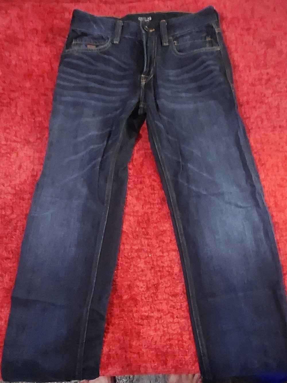 Guess Men's Indigo Straight Jeans